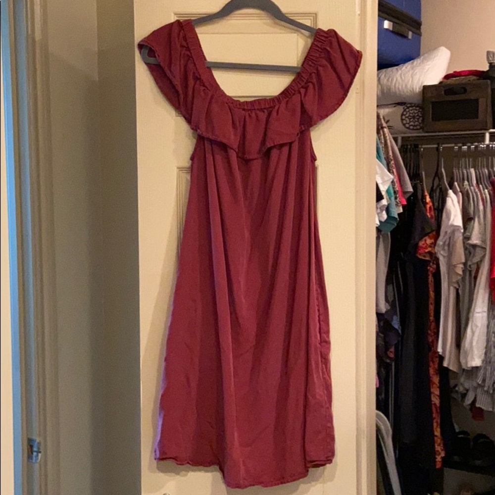 Off the shoulder dress